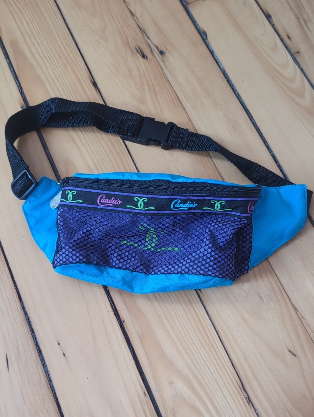 Candie's Turquoise and Purple Men's Waist Bag